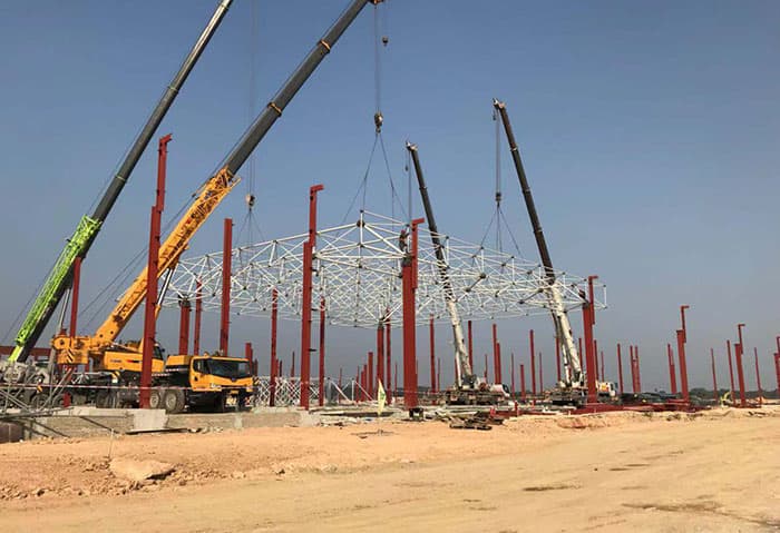 宣城螺栓球网架公司